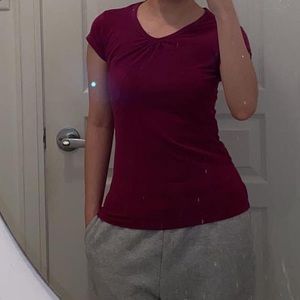 Dark Purple/Fuschia T-Shirt/Baby Tee